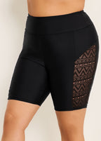 Black Summer Beach Hollow Swim Bottom